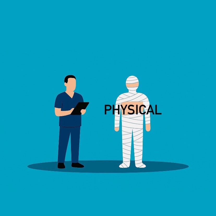 フィジカルな診察のイメージ