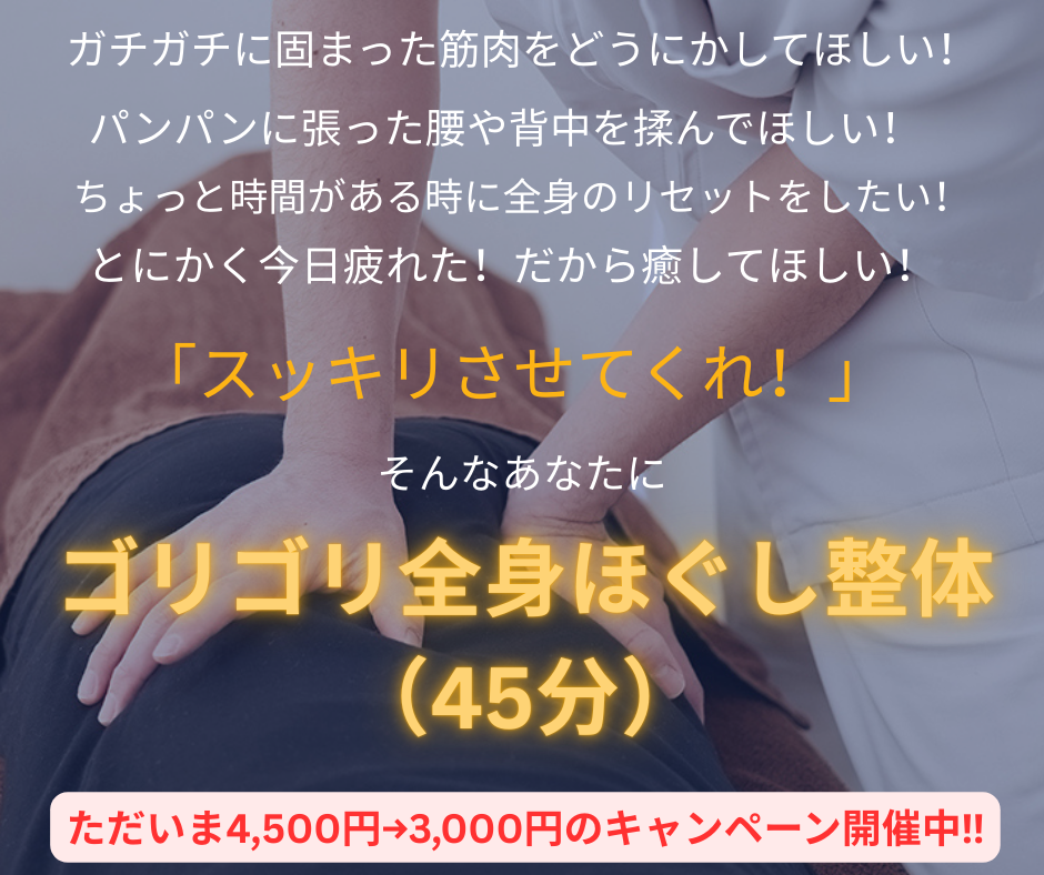 ゴリゴリ全身ほぐし整体